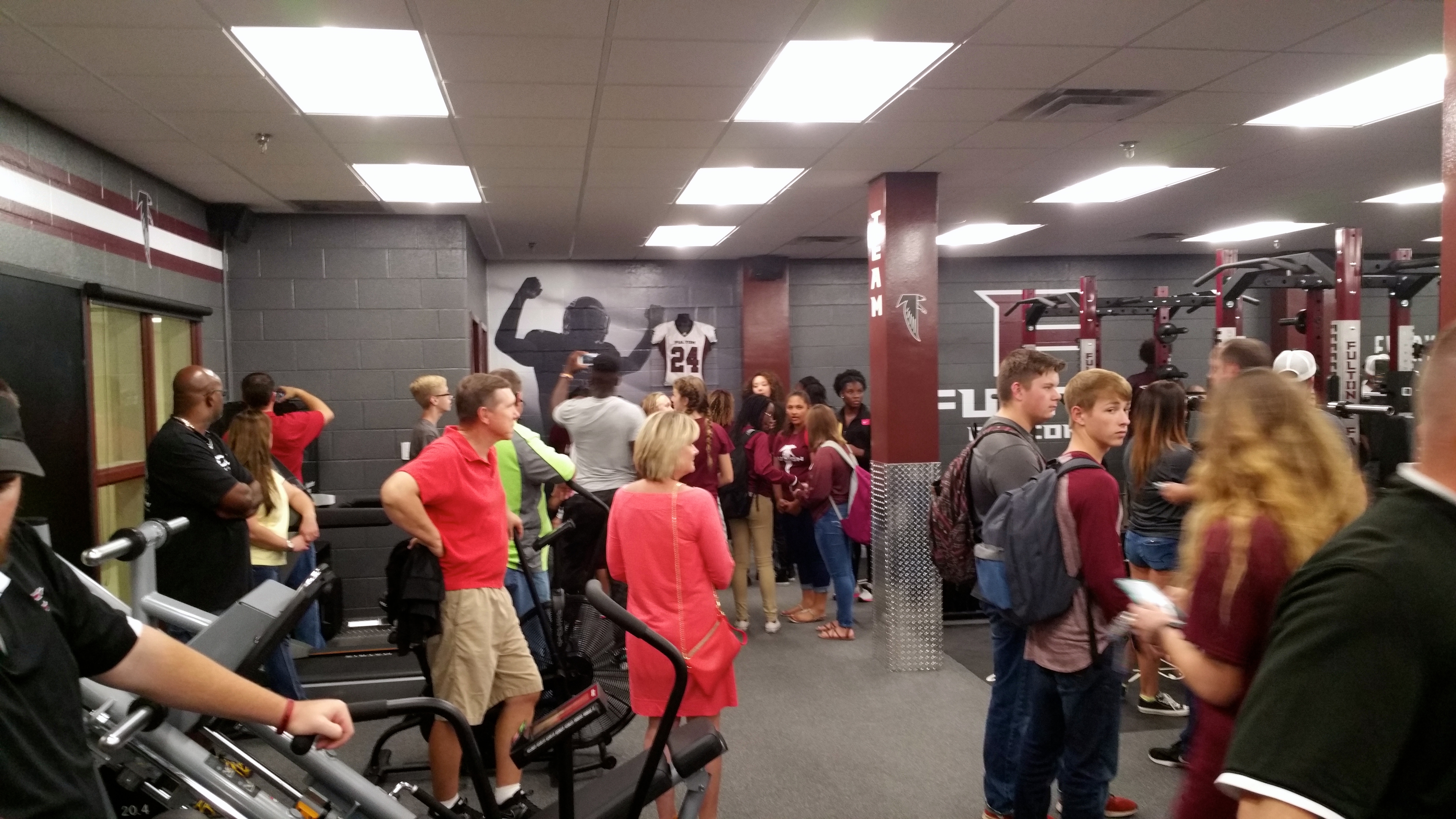 Zaevion Dobson Weight Room Opening, September 23, 2016