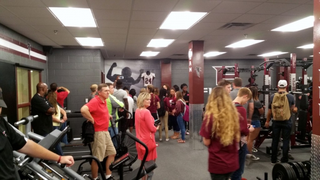 Zaevion Dobson Weight Room Opening, September 23, 2016