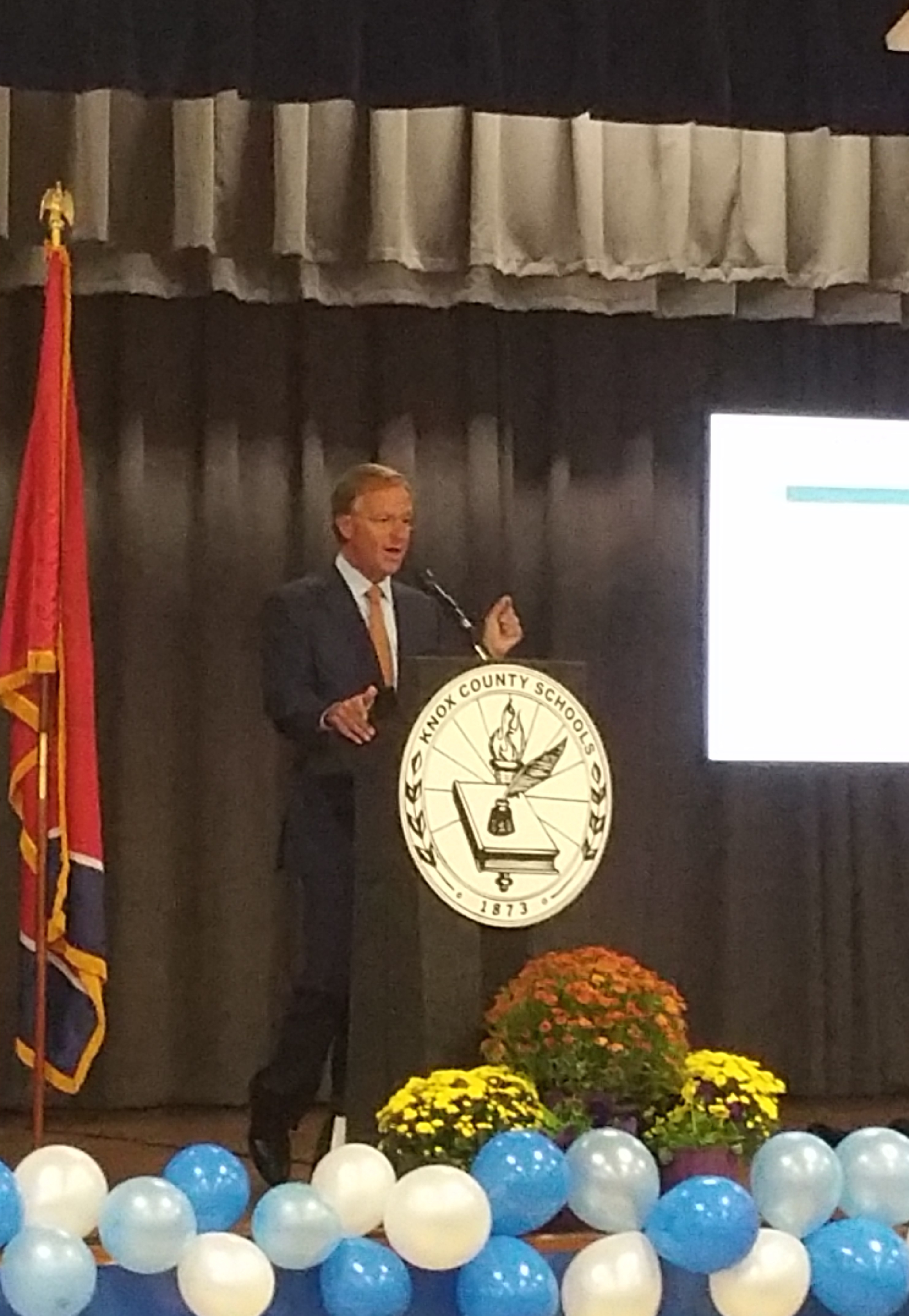 Governor Haslam at Mount Olive Elementary, October 27, 2016