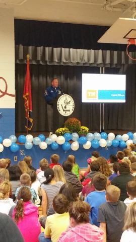 Astronaut Barry Wilmore at Mount Olive Elementary, October 27, 2016