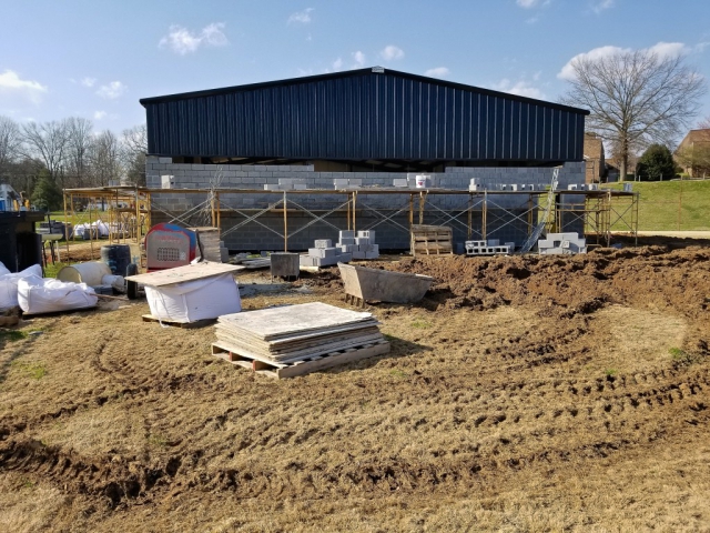 Central High School Hitting Facility Construction 2018