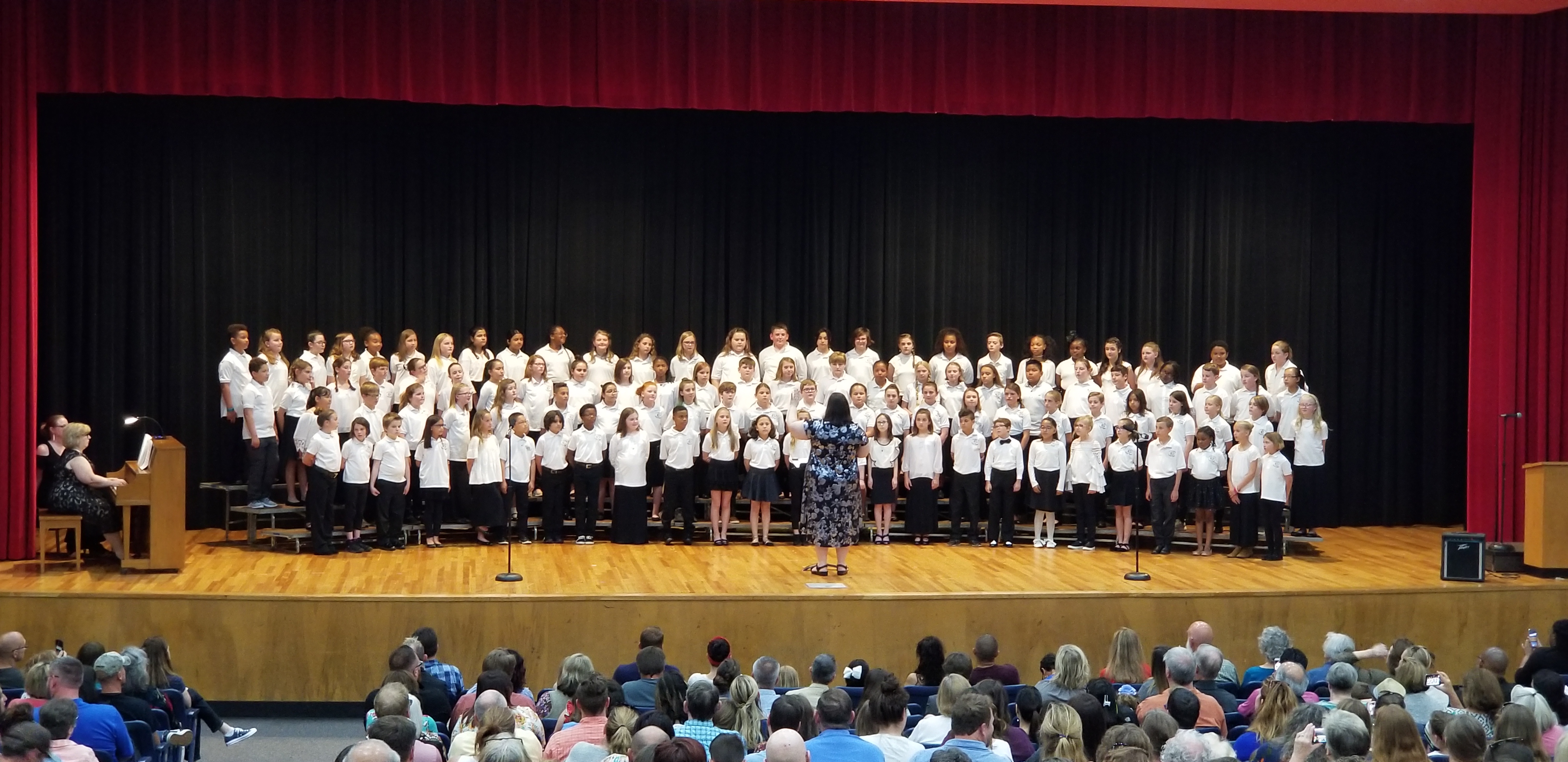 Elementary Honors Choir, Conducted by Christy Bock, April 28, 2019