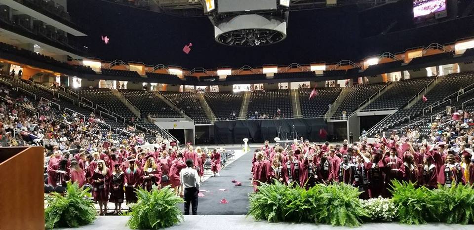 Fulton High School Graduation at Thompson-Boling Arena, May 2018