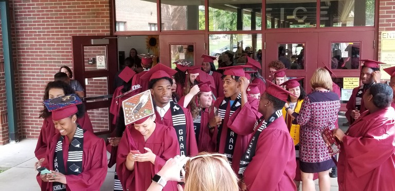 Fulton High School Senior Stroll at Christenberry Elementary, May 16, 2019
