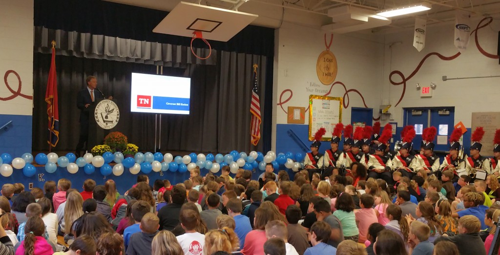 Governor Haslam at Mount Olive Elementary, October 27, 2016