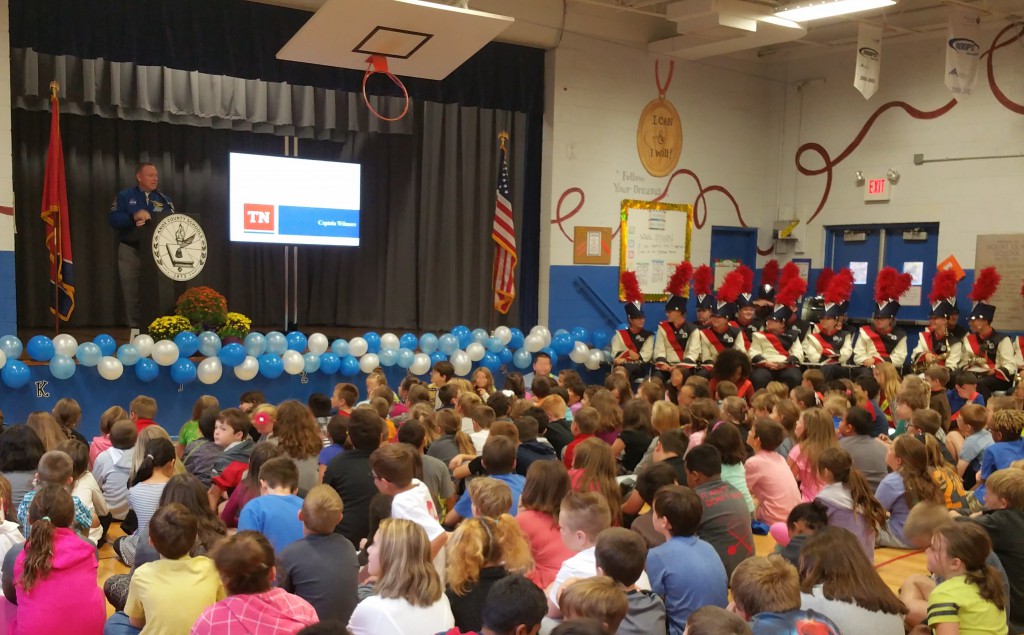 Astronaut Barry Wilmore at Mount Olive Elementary, October 27, 2016