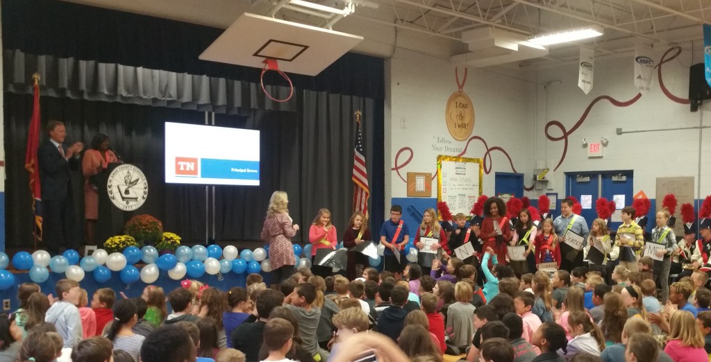 Governor Haslam at Mount Olive Elementary, October 27, 2016