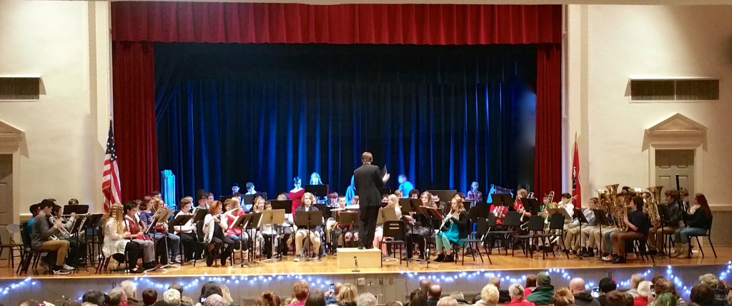 Gresham Middle School Band Concert, Dec 15, 2016