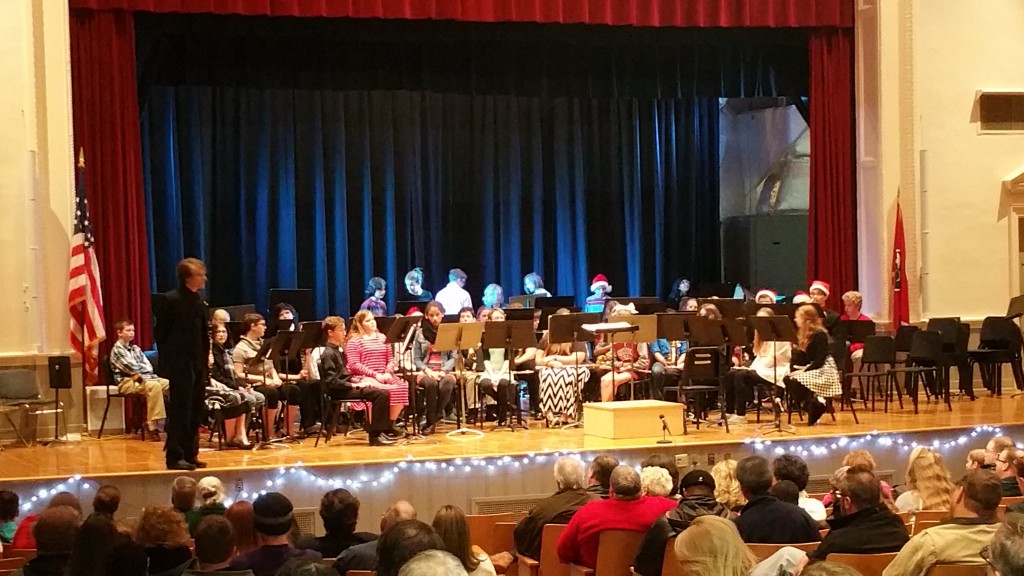 Gresham Middle School Band Concert, Dec 15, 2016