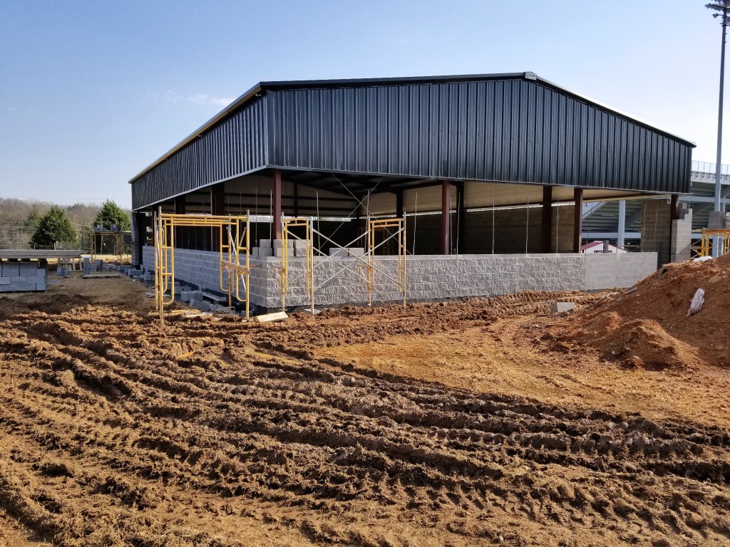 Central High School Hitting Facility Construction 2018