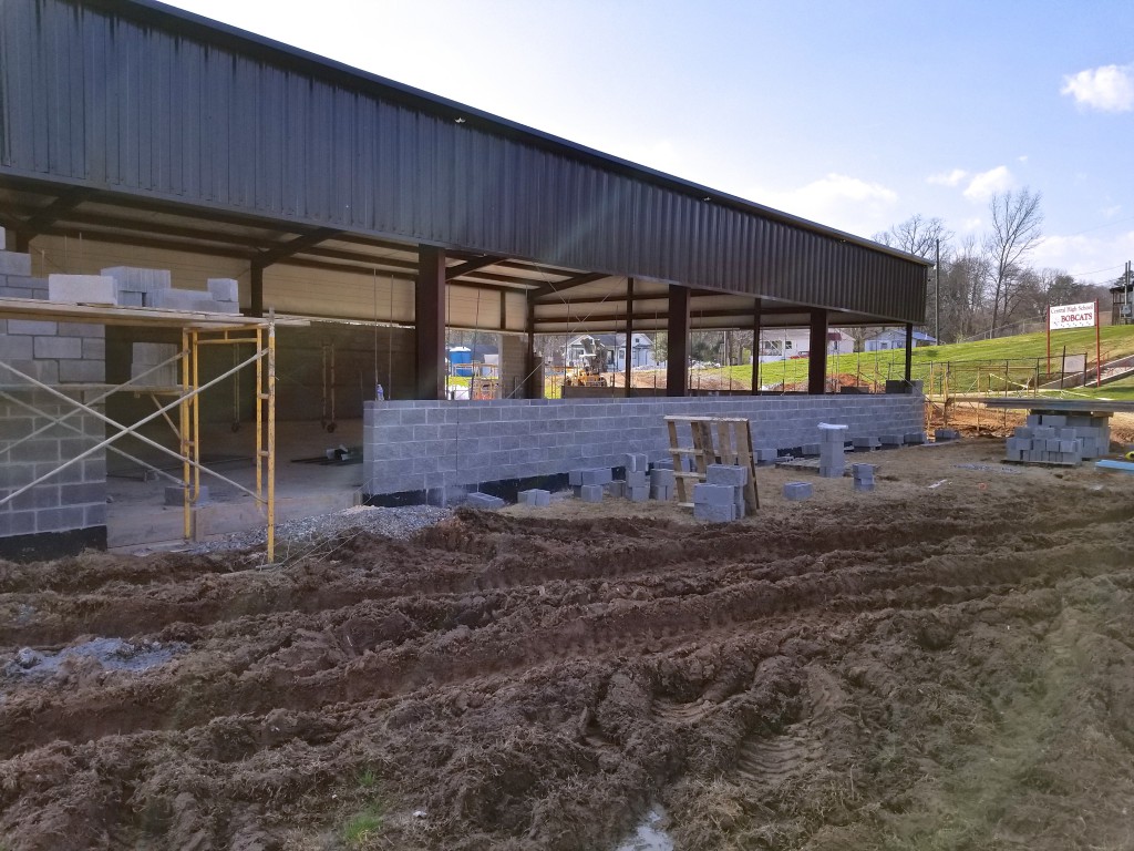 Central High School Hitting Facility Construction 2018