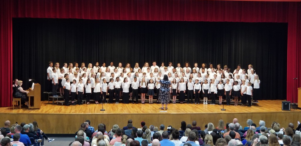 Elementary Honors Choir, Conducted by Christy Bock, April 28, 2019