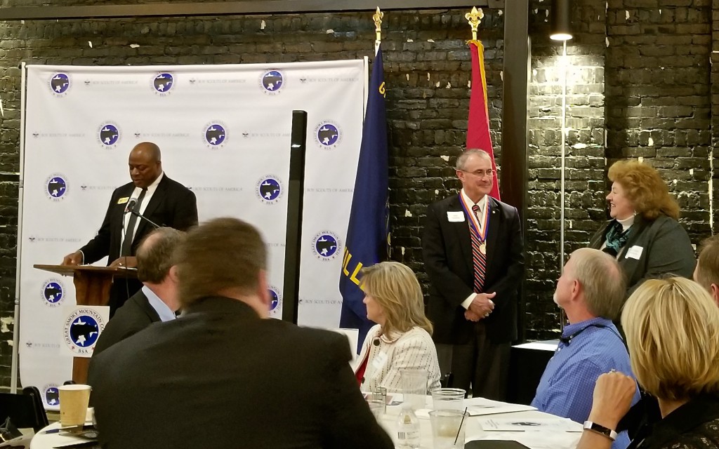 Melissa Johnson Chehote District of the Boy Scouts of America Awards Dinner, April 12, 2018