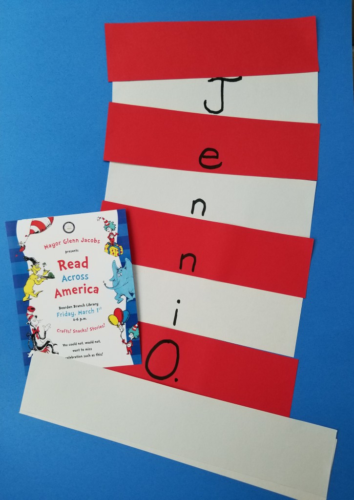 Read Across America Event, Bearden Branch Library, March 1, 2019